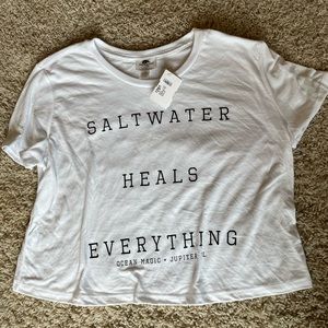 Saltwater heals everything Tee